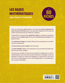 Les bases mathématiques pour réussir à l'université en 80 fiches