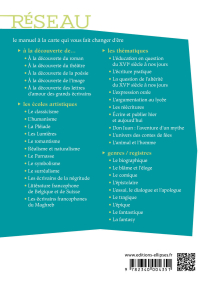 À la découverte des genres littéraires