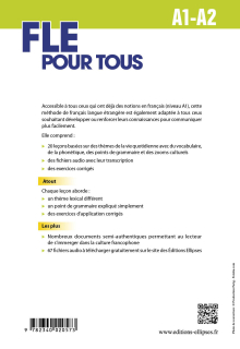 FLE pour tous. Méthode de français langue étrangère en 20 leçons avec fichiers audio. [A1-A2]