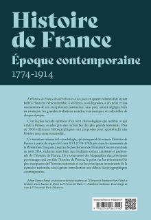 Histoire de France, volume 3 - Époque contemporaine, tome 1 (1774-1914)