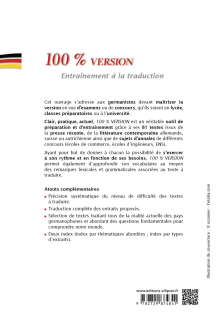 Allemand. 100% version. 81 textes d’entraînement à la traduction (littérature & presse)