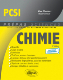 Chimie PCSI - Programme 2021 - 4e édition