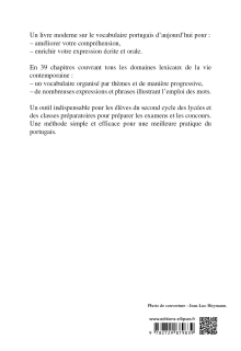 Du mot à la phrase - Vocabulaire portugais contemporain