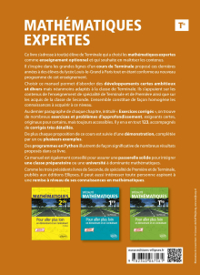 Mathématiques expertes - Terminale - Pour aller plus loin en démontrant et en s’entraînant