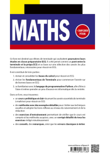 Mathématiques - Réviser et consolider les bases de Terminale pour réussir la 1re année d'ECG - Complément Python - 2e édition