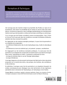Mécanique des fluides - Applications : vérins, pompes, turbines, CTA, éoliennes