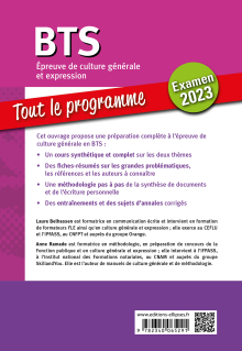 BTS Français. Culture générale et expression. Invitation au voyage... Dans ma maison - Examen 2023 - édition 2023