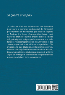 La guerre et la paix. Programme ENS 2023