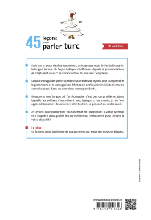 45 leçons de turc avec exercices corrigés et fichiers audio - 2e édition