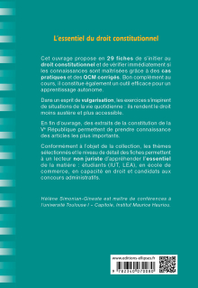 L'essentiel du droit constitutionnel - 4e édition