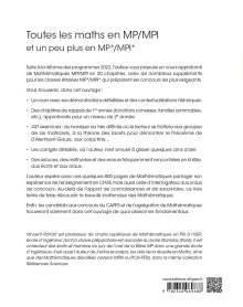 Toutes les maths en MP/MPI - et un peu plus en MP*/MPI*