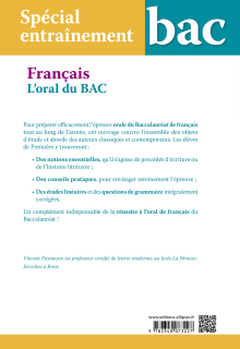 Spécial entraînement. L'oral du bac de français. Première
