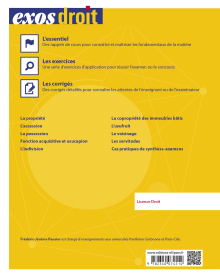 Droit des biens. 21 exercices d'application
