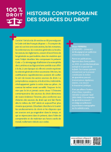 Histoire contemporaine des sources du Droit