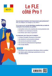 Français langue étrangère. Le FLE côté Pro ! B2-C1