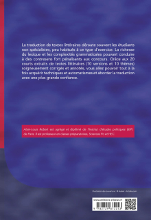 Anglais - thèmes, versions - spécial textes littéraires - (prépas)