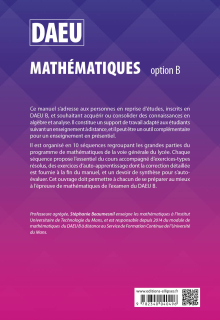 DAEU Mathématiques option B