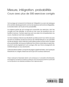 Mesure, intégration, probabilités - Cours avec plus de 300 exercices corrigés - 2e édition