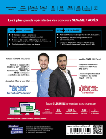 Le Manuel de POCHE du concours ACCÈS (Programme officiel : écrits + oraux) - édition 2023