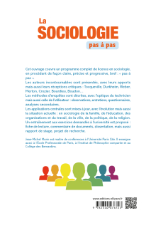 La sociologie pas à pas - Auteurs incontournables, méthode, applications, entraînement