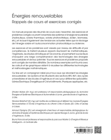 Énergies renouvelables - Rappels de cours et exercices corrigés
