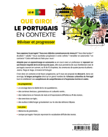 Que giro! Le portugais en contexte A2-B1 - Réviser et progresser (avec fichiers audio)