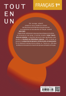 Français. Première. Tout-en-un sur les oeuvres au programme du bac - Session 2023-2024 - édition 2023-2024