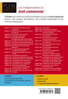 Les indispensables du droit commercial - A jour au 30 janvier 2023 - 2e édition