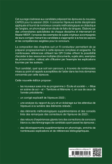 CAPES Anglais - Épreuve écrite disciplinaire appliquée - Session 2024 - Préparation et sujets corrigés