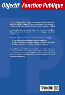 La lettre administrative - Concours internes - Catégorie C - 2e édition