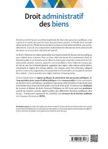 Droit administratif des biens