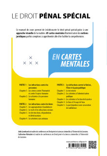 Le droit pénal spécial en cartes mentales