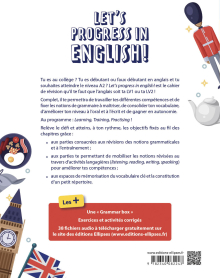 Let's progress in English! - Cahier de révision pour progresser en anglais - Vers le niveau A2