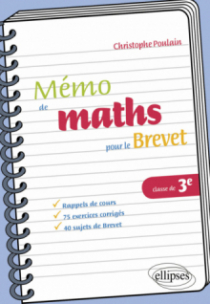 Mémo de mathématiques pour le brevet