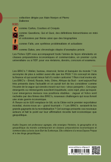 Les pays émergents : de nouveaux acteurs. BRIC's : Brésil, Russie, Inde, Chine… Afrique du Sud