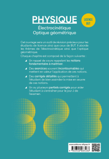 Physique - Licence - BUT - Électrocinétique. Optique géométrique - Résumé de cours, exercices et devoirs corrigés