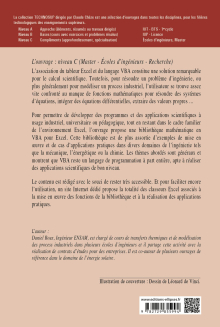VBA pour Excel. Bibliothèque mathématique avec applications pratiques. Calcul scientifique - niveau C
