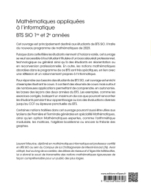 Mathématiques appliquées à l’informatique - BTS SIO 1re et 2e années