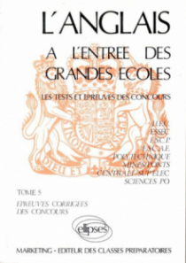 Anglais tome 5 épreuves corrigées 73/77  (L')