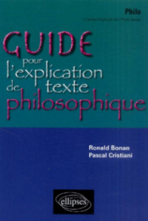 Guide pour l'explication de texte philosophique - Terminales L/ES/S