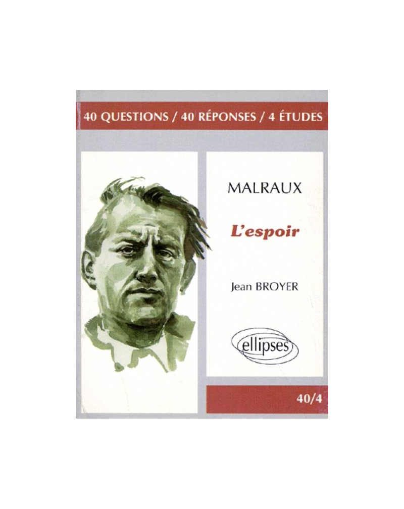 Malraux, L'Espoir