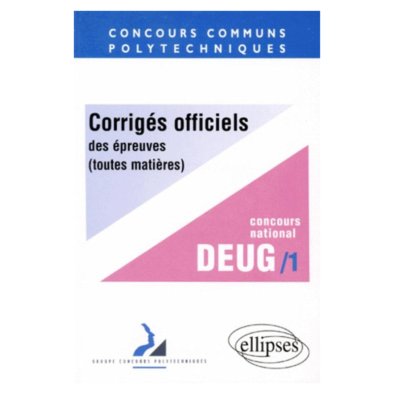 COR.EPREUV.CCOM.ENSI DEUG 1