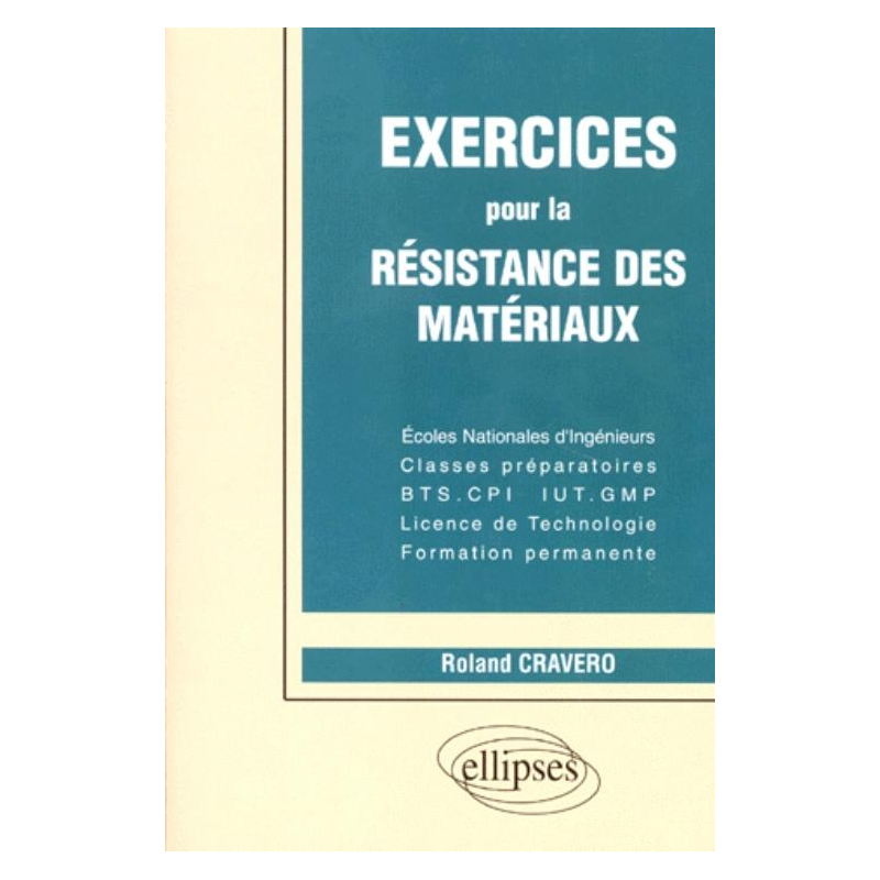Exercices pour la résistance des matériaux