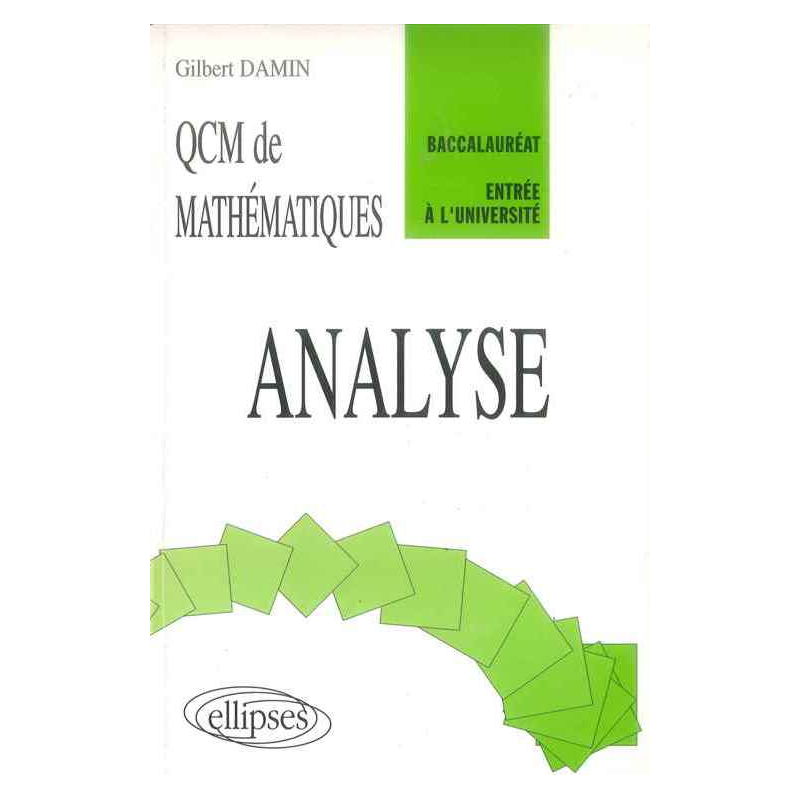 QCM de mathématiques - Analyse