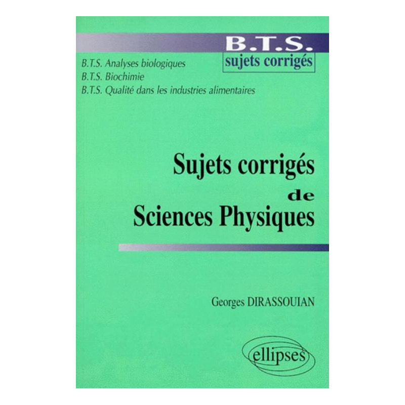 BTS S.C.SCI.PHYS.ANALYSES BIO.