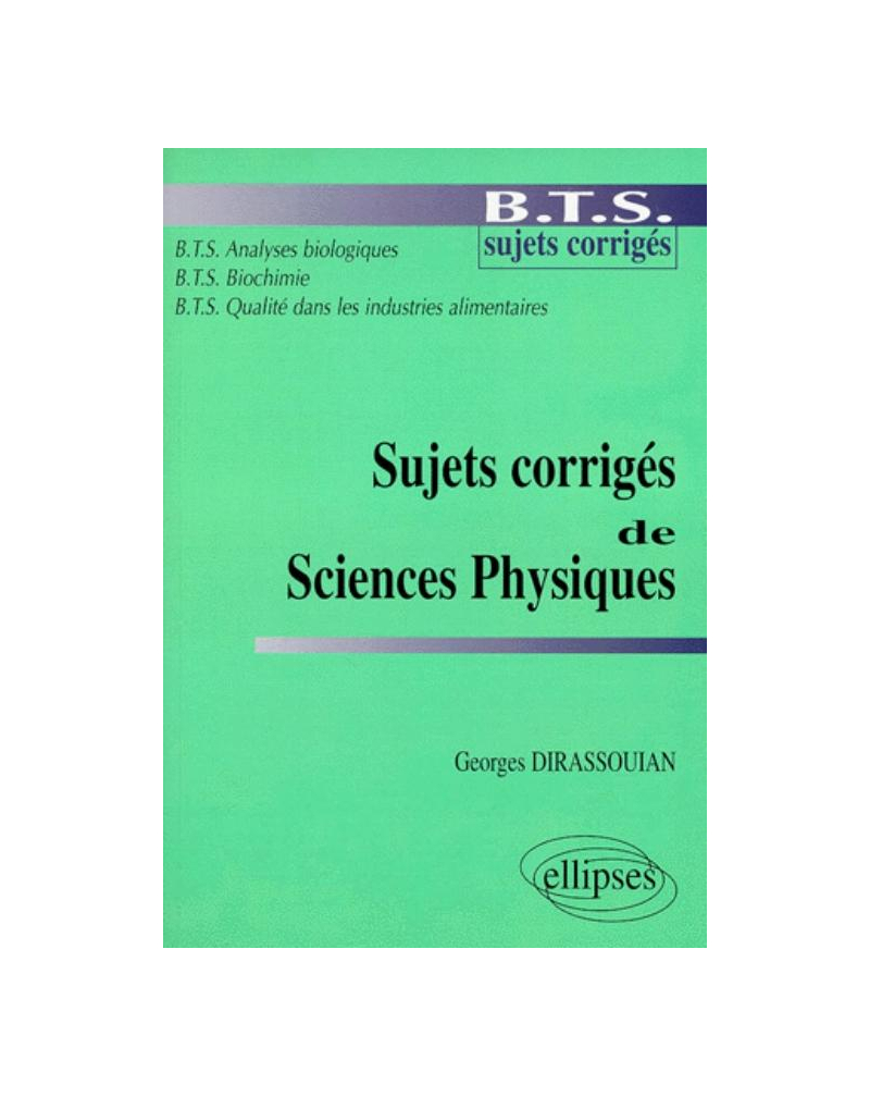 BTS S.C.SCI.PHYS.ANALYSES BIO.