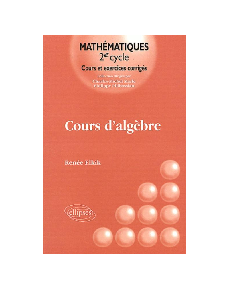 Cours d'algèbre