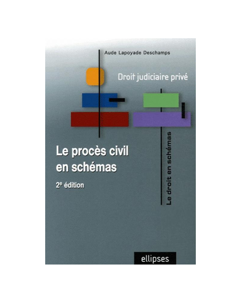 Le Droit judiciaire privé, procès civil en schémas - 2e édition