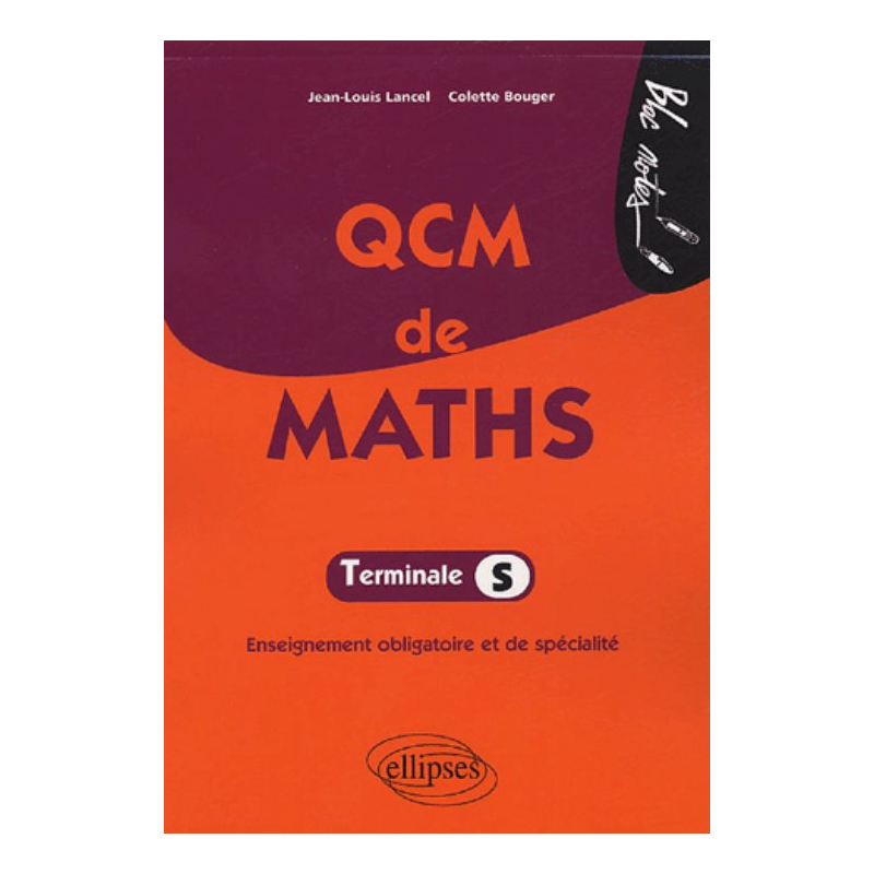 QCM de maths - Terminale S