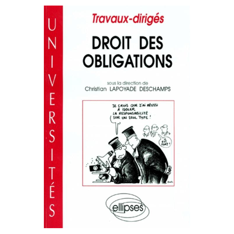 Droit des obligations - Travaux dirigés